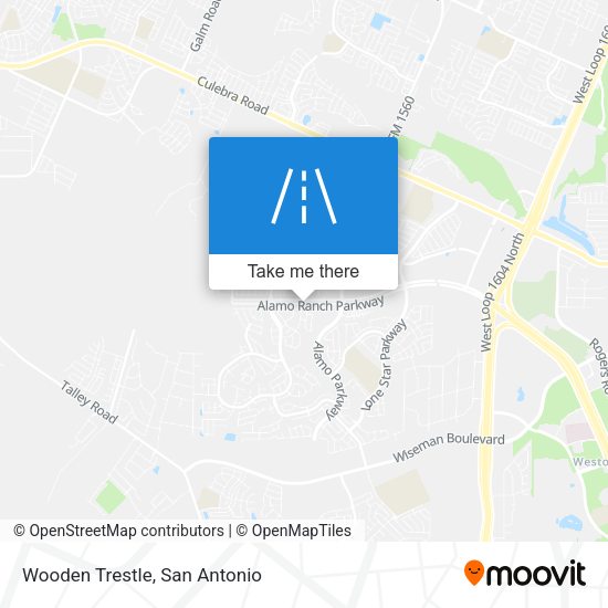 Wooden Trestle map