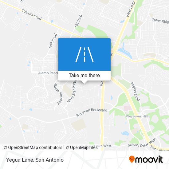 Mapa de Yegua Lane