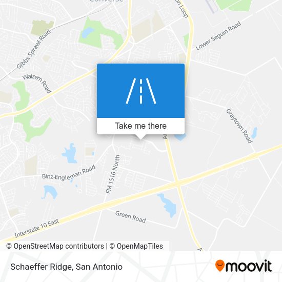 Schaeffer Ridge map