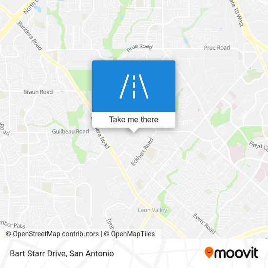 Bart Starr Drive map