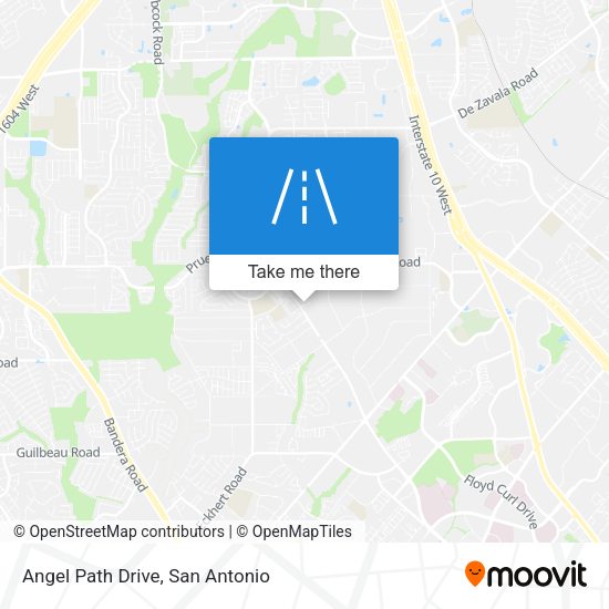Angel Path Drive map