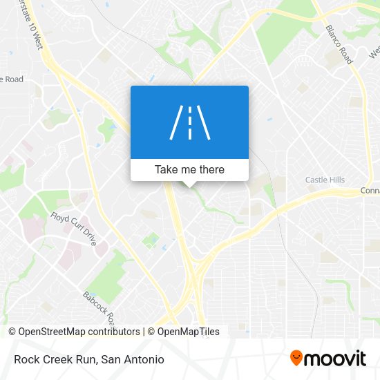 Rock Creek Run map