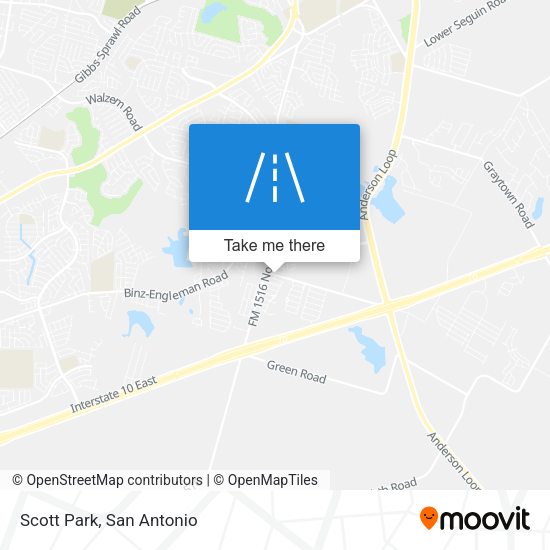 Mapa de Scott Park