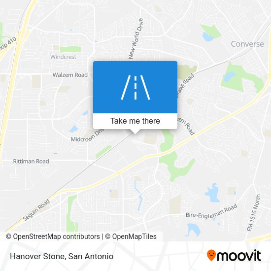 Hanover Stone map