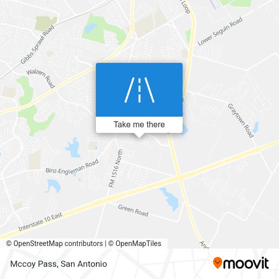 Mapa de Mccoy Pass