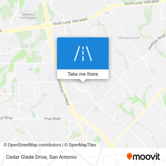 Cedar Glade Drive map