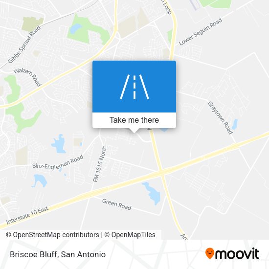 Mapa de Briscoe Bluff