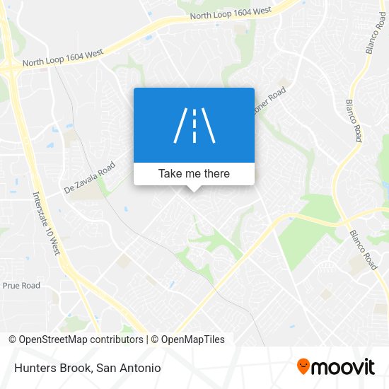 Hunters Brook map