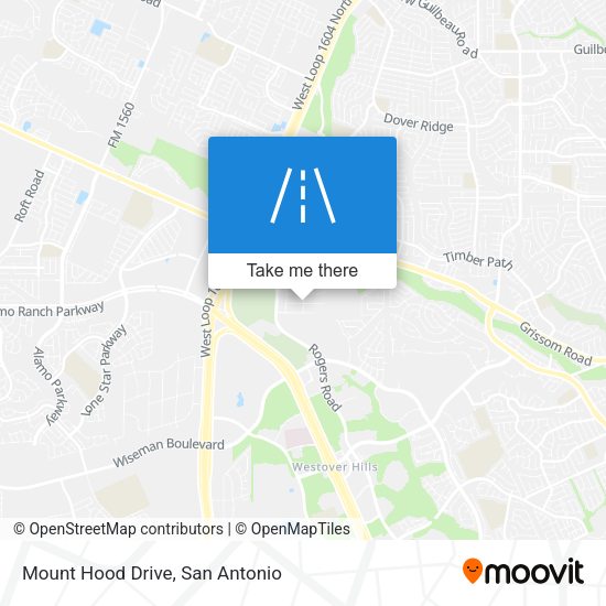 Mount Hood Drive map
