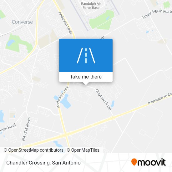 Chandler Crossing map