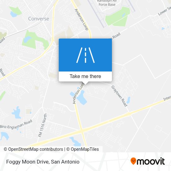 Mapa de Foggy Moon Drive
