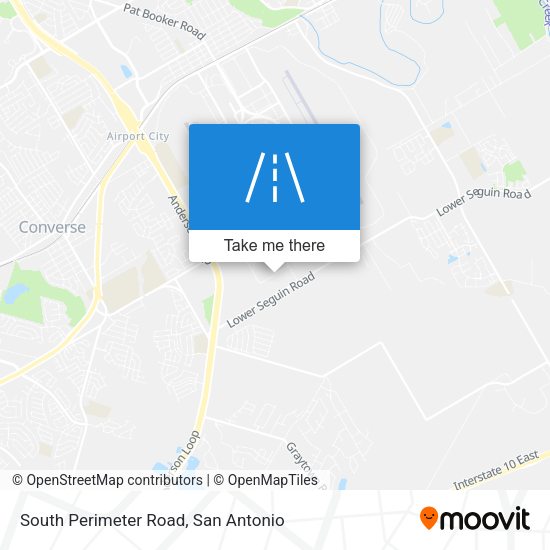 South Perimeter Road map
