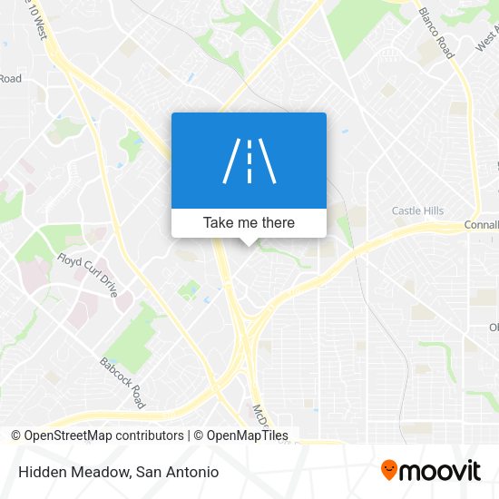 Hidden Meadow map