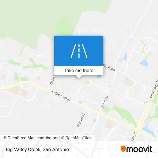 Big Valley Creek map