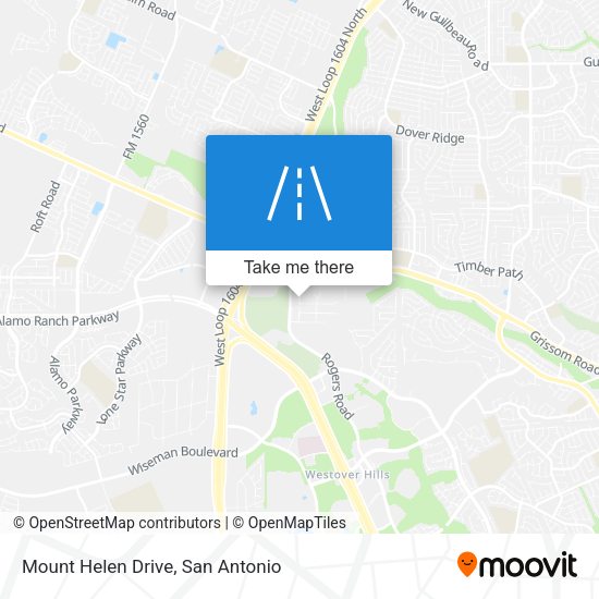 Mount Helen Drive map