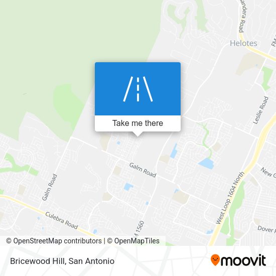 Bricewood Hill map