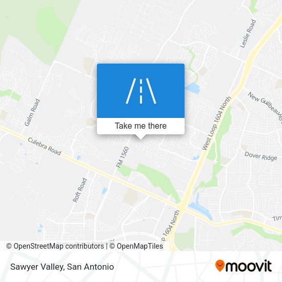 Sawyer Valley map