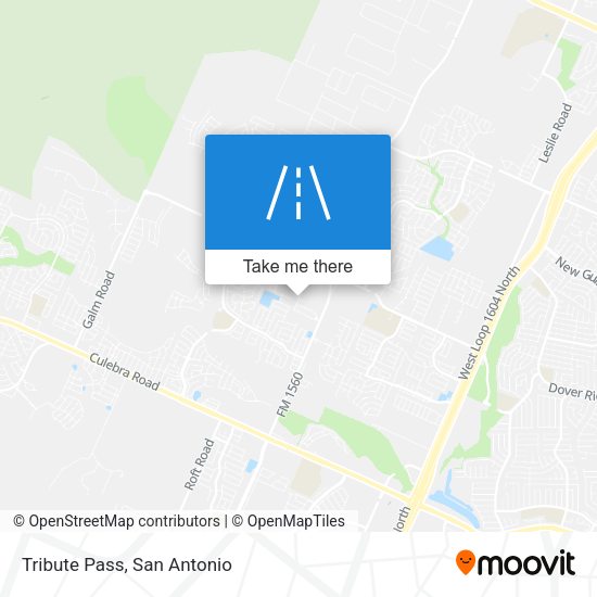 Mapa de Tribute Pass