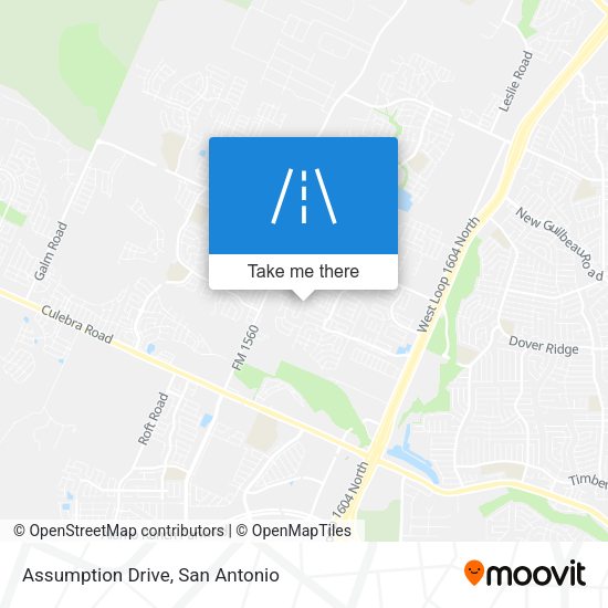 Assumption Drive map