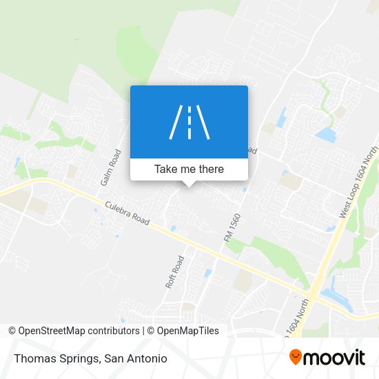 Mapa de Thomas Springs