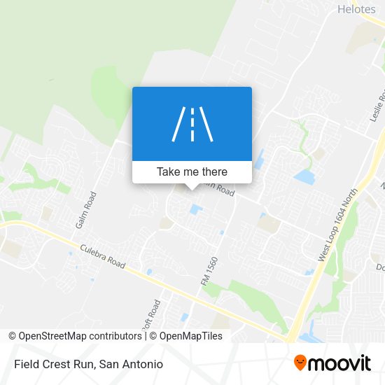 Mapa de Field Crest Run