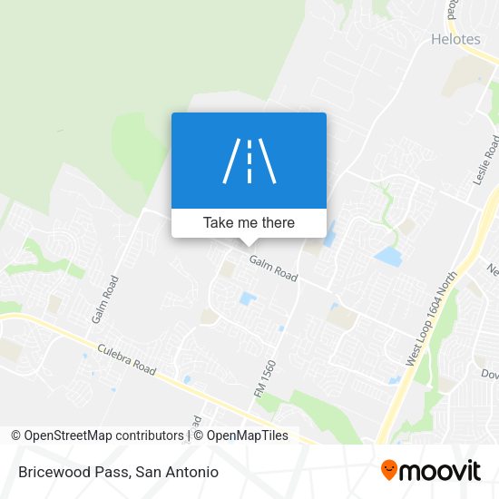 Bricewood Pass map