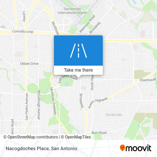 Nacogdoches Place map