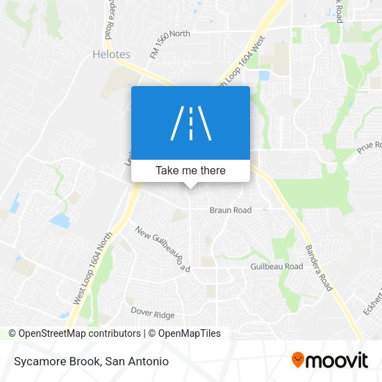 Sycamore Brook map