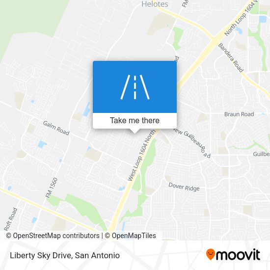 Liberty Sky Drive map