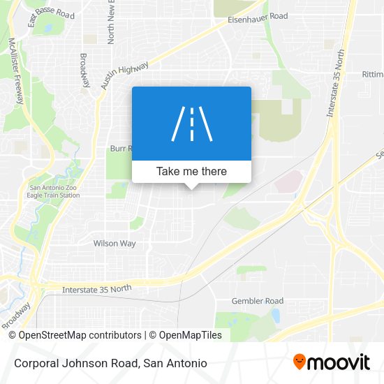 Mapa de Corporal Johnson Road