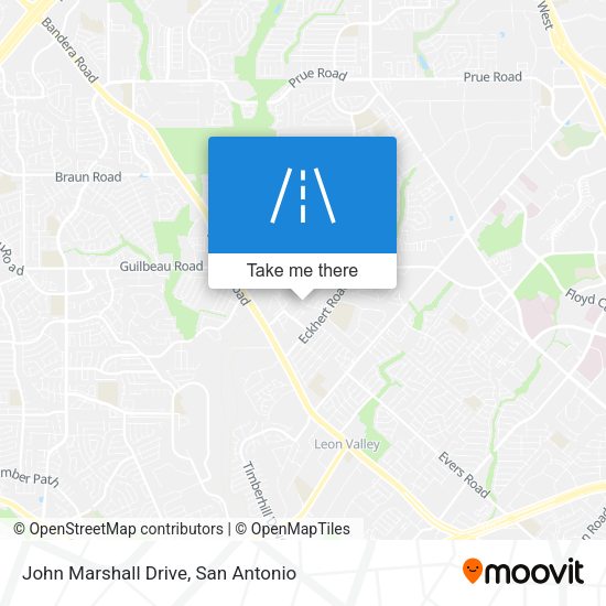 John Marshall Drive map
