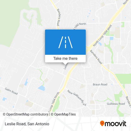 Mapa de Leslie Road