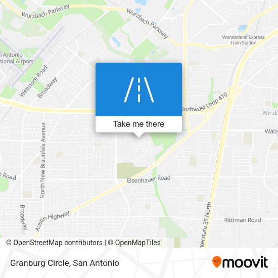 Granburg Circle map