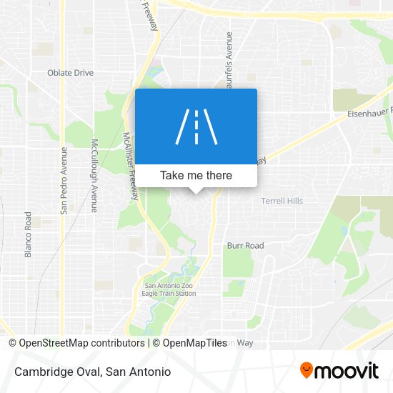 Cambridge Oval map