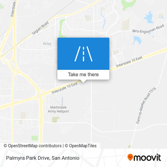 Palmyra Park Drive map