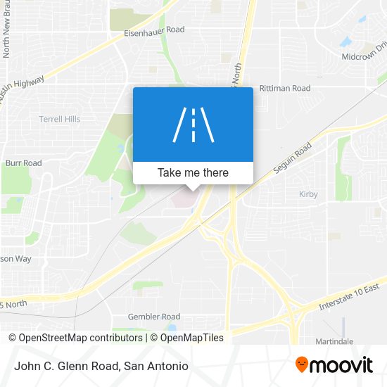 Mapa de John C. Glenn Road