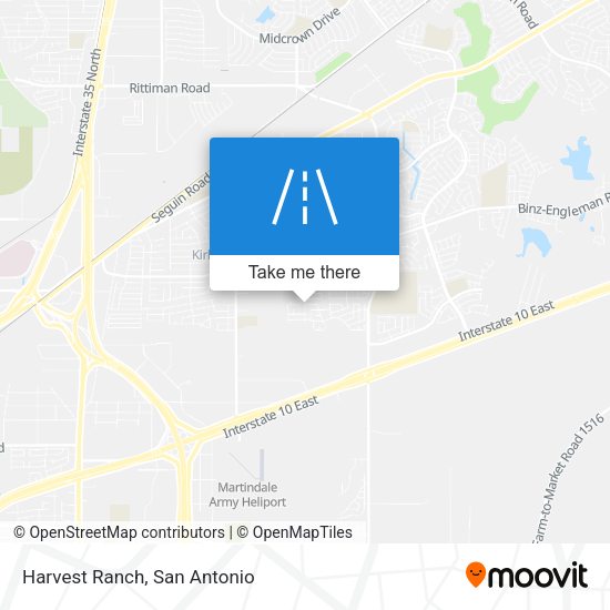 Mapa de Harvest Ranch