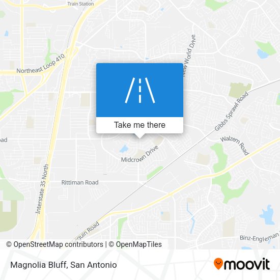 Mapa de Magnolia Bluff