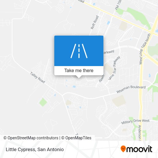 Little Cypress map