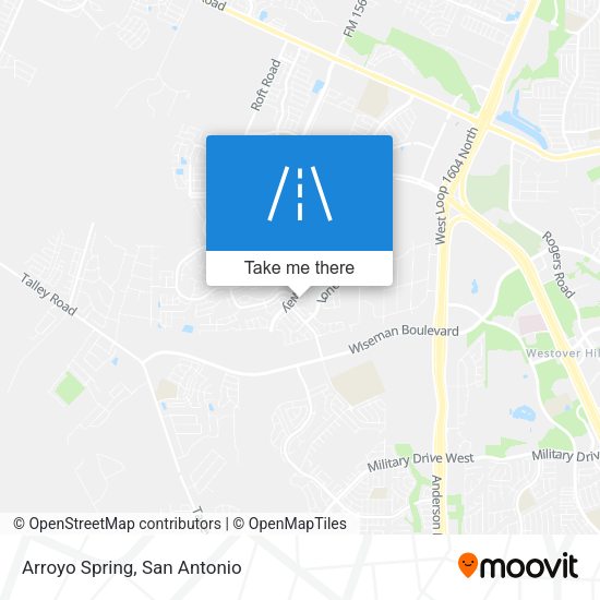 Arroyo Spring map