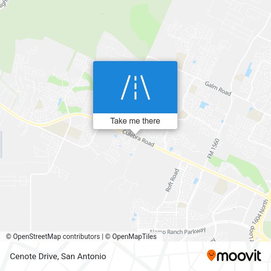 Mapa de Cenote Drive