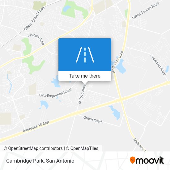 Mapa de Cambridge Park