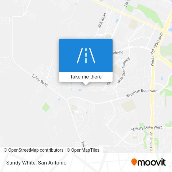Mapa de Sandy White
