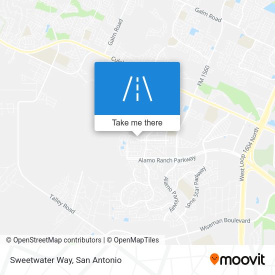 Sweetwater Way map