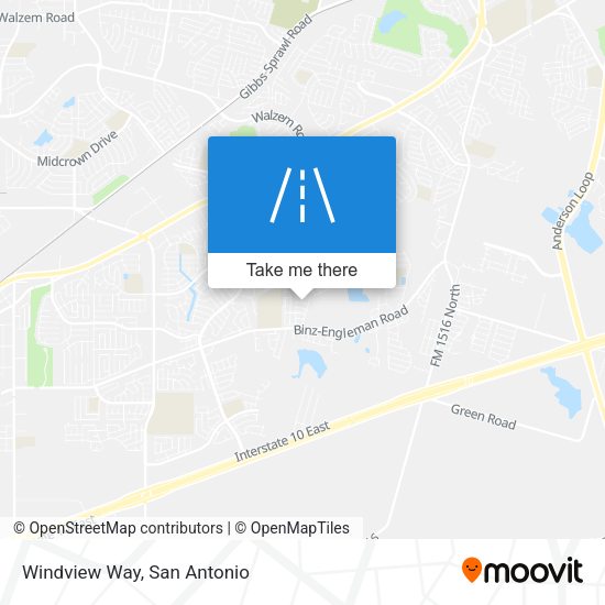 Windview Way map