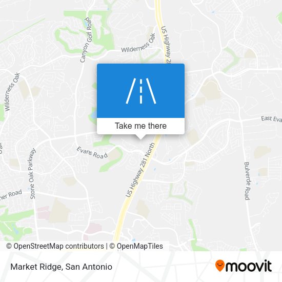 Mapa de Market Ridge