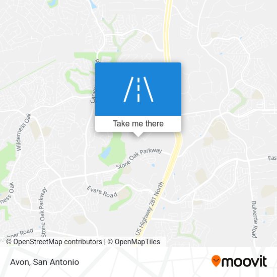 Mapa de Avon