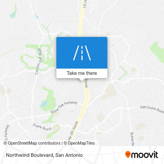 Northwind Boulevard map