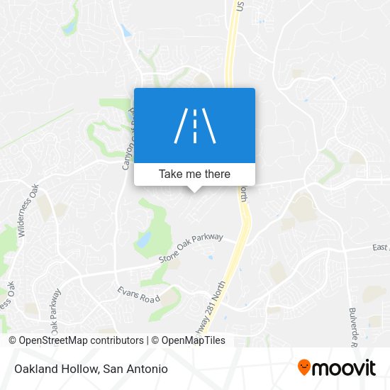 Oakland Hollow map