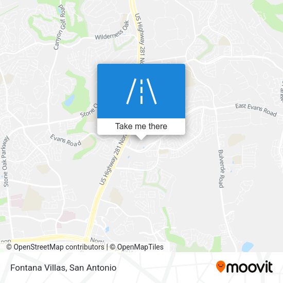 Fontana Villas map